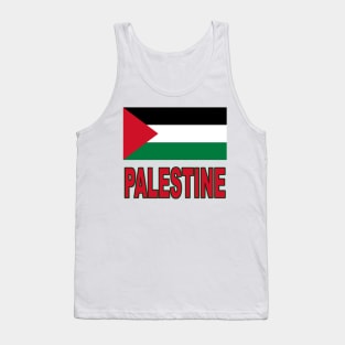 The Pride of Palestine - Palestinian Flag Design Tank Top